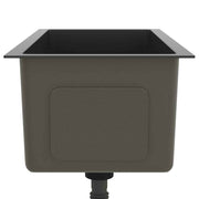 Fregadero hecho a mano acero inoxidable negro v9055 - Vetonek