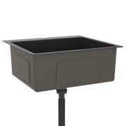 Fregadero hecho a mano de acero inoxidable negro v9093 - Vetonek