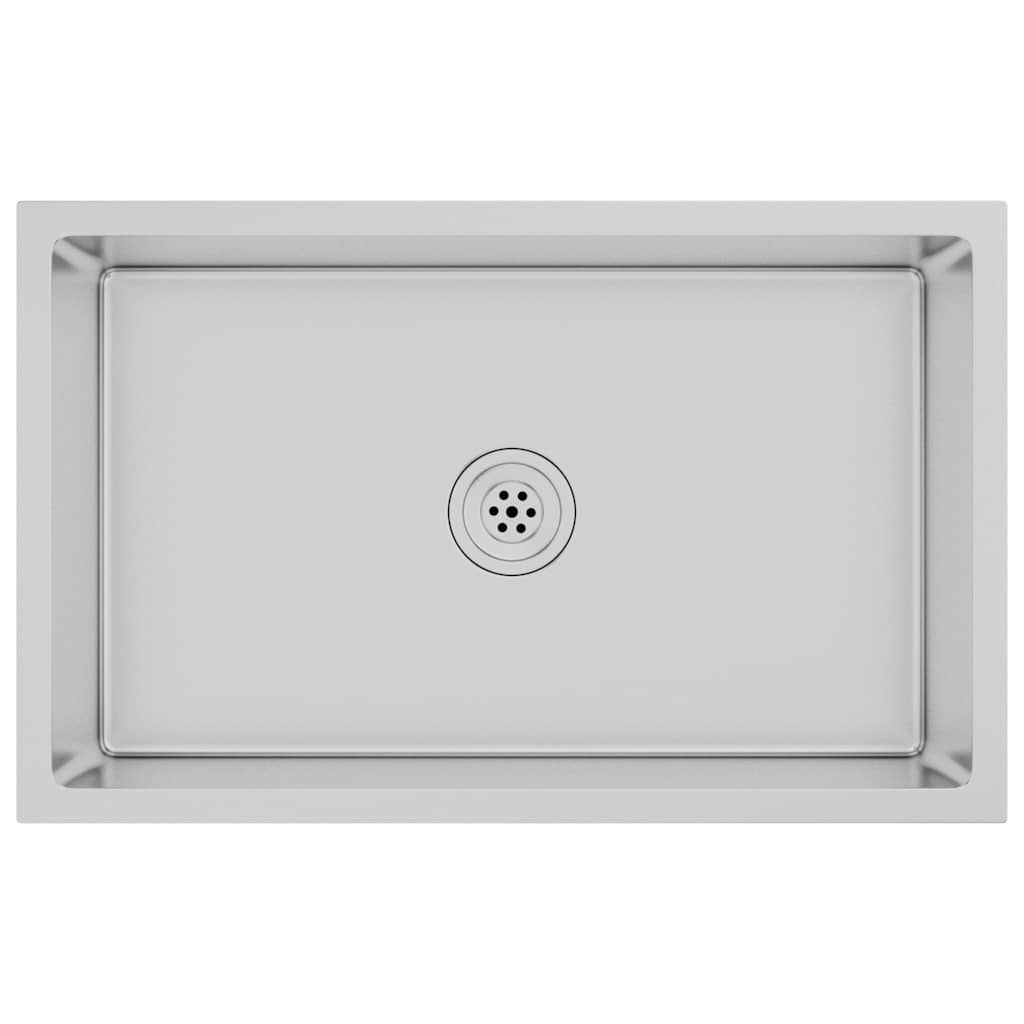 Fregadero de cocina hecho a mano de acero inoxidable v9161 - Vetonek