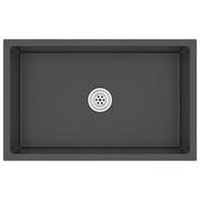 Fregadero hecho a mano de acero inoxidable negro v9178 - Vetonek