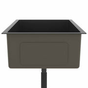 Fregadero hecho a mano de acero inoxidable negro v9178 - Vetonek