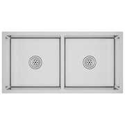 Fregadero de cocina hecho a mano acero inoxidable v9222 - Vetonek