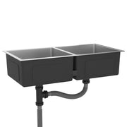 Fregadero de cocina hecho a mano acero inoxidable v9222 - Vetonek