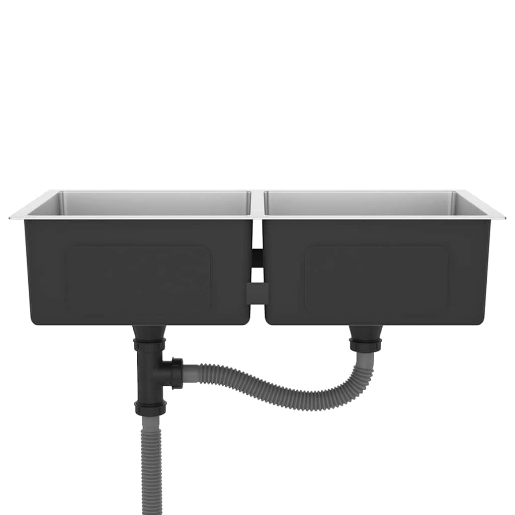 Fregadero de cocina hecho a mano acero inoxidable v9222 - Vetonek