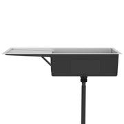 Fregadero de cocina hecho a mano de acero inoxidable v9260 - Vetonek