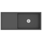 Vetonek Fregadero hecho a mano acero inoxidable negro