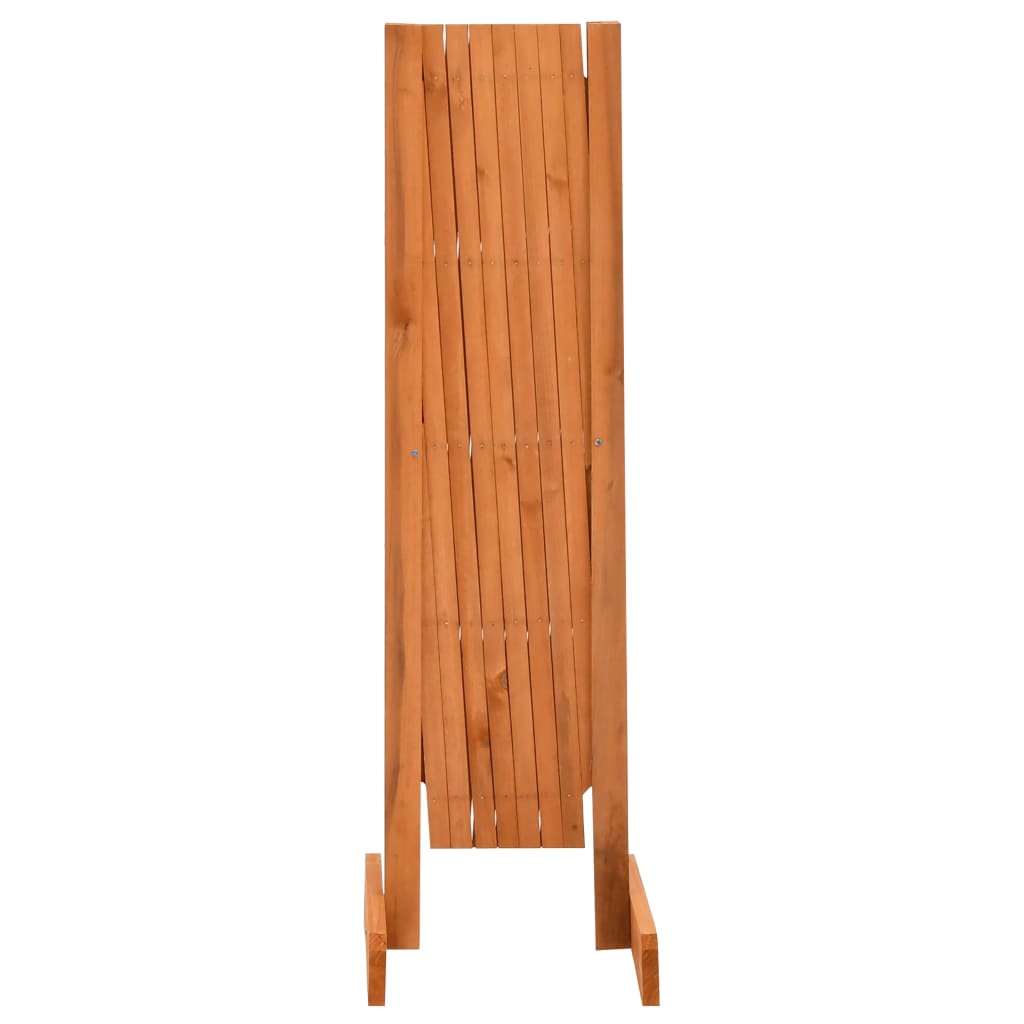 Valla de jardín enrejada madera maciza abeto naranja 150x80 cm vidaXL