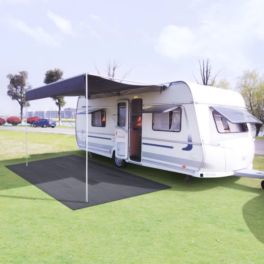 Carpete de tenda antracite de 300x400 cm