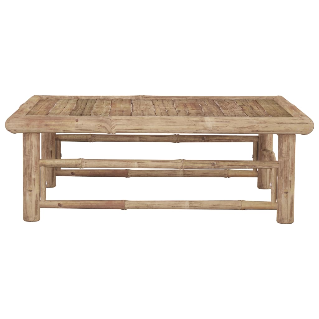 Bamboo garden table 65x65x30 cm