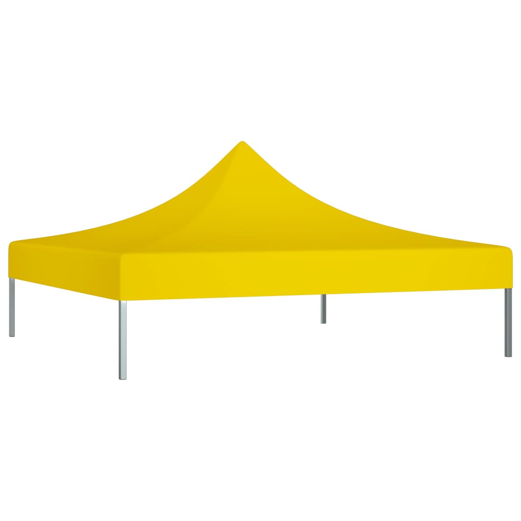 Techo de carpa para celebraciones amarillo 3x3 m 270 g/m²