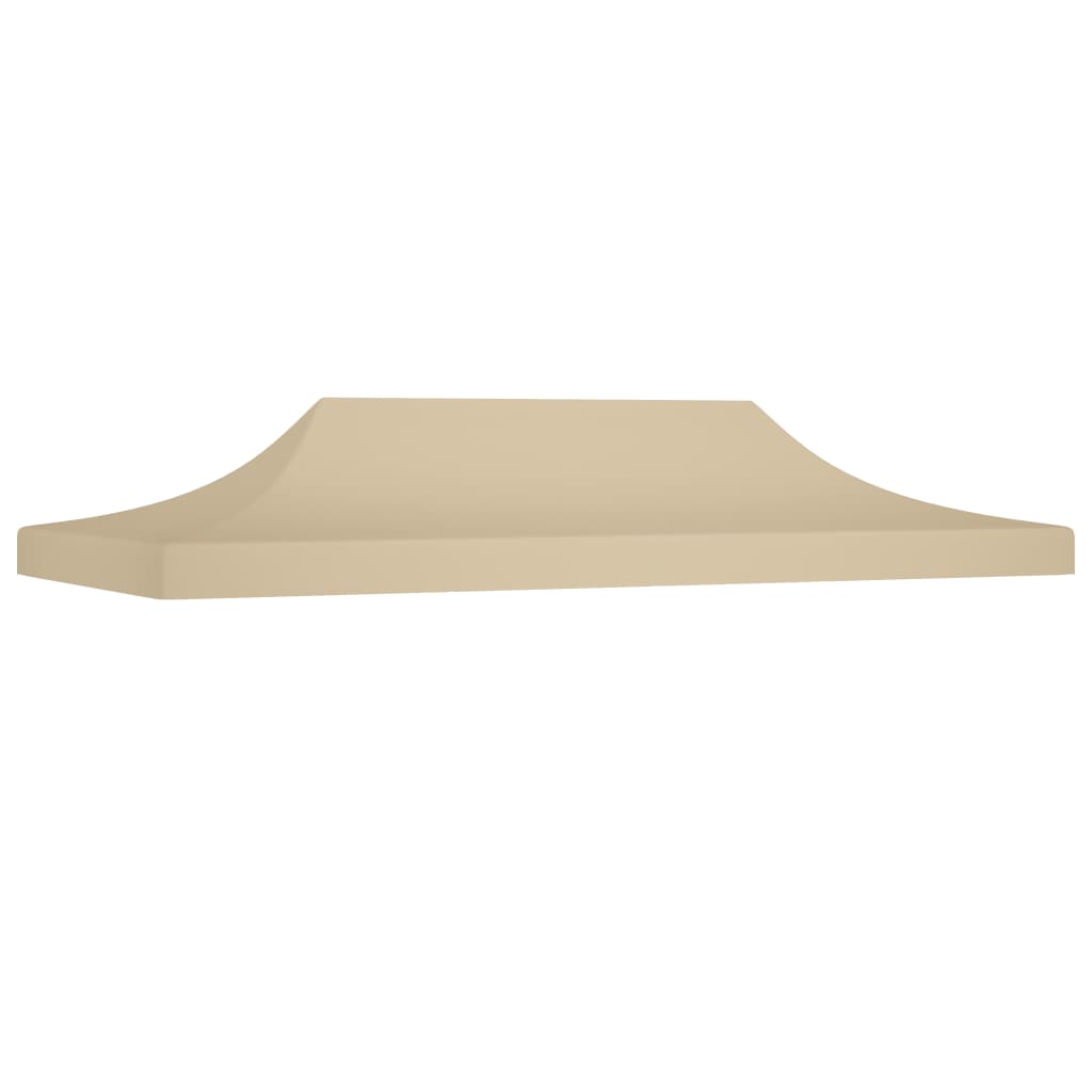 Techo de carpa para celebraciones beige 6x3 m 270 g/m²