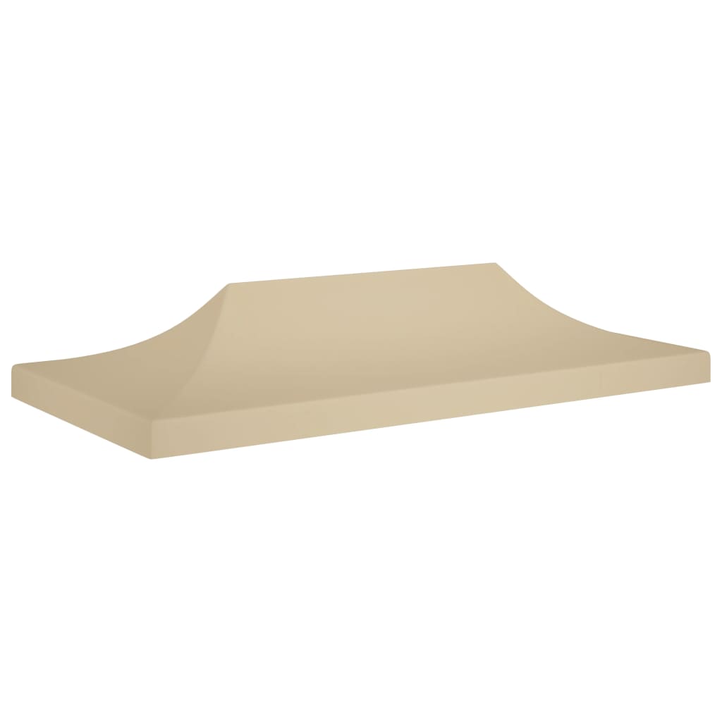 Techo de carpa para celebraciones beige 6x3 m 270 g/m²