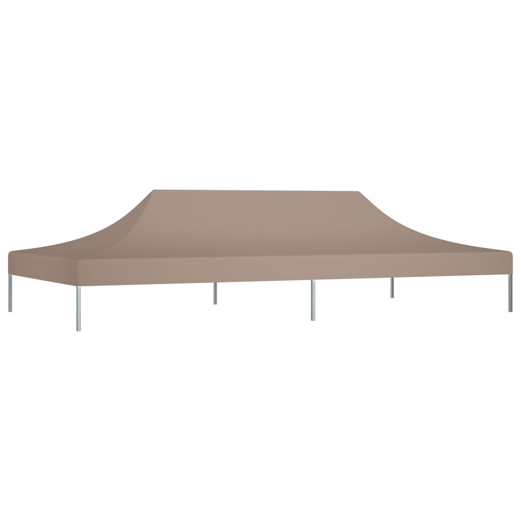 Telhado telhado para taupe 6x3 m 270 g/m² Celebrações cinza