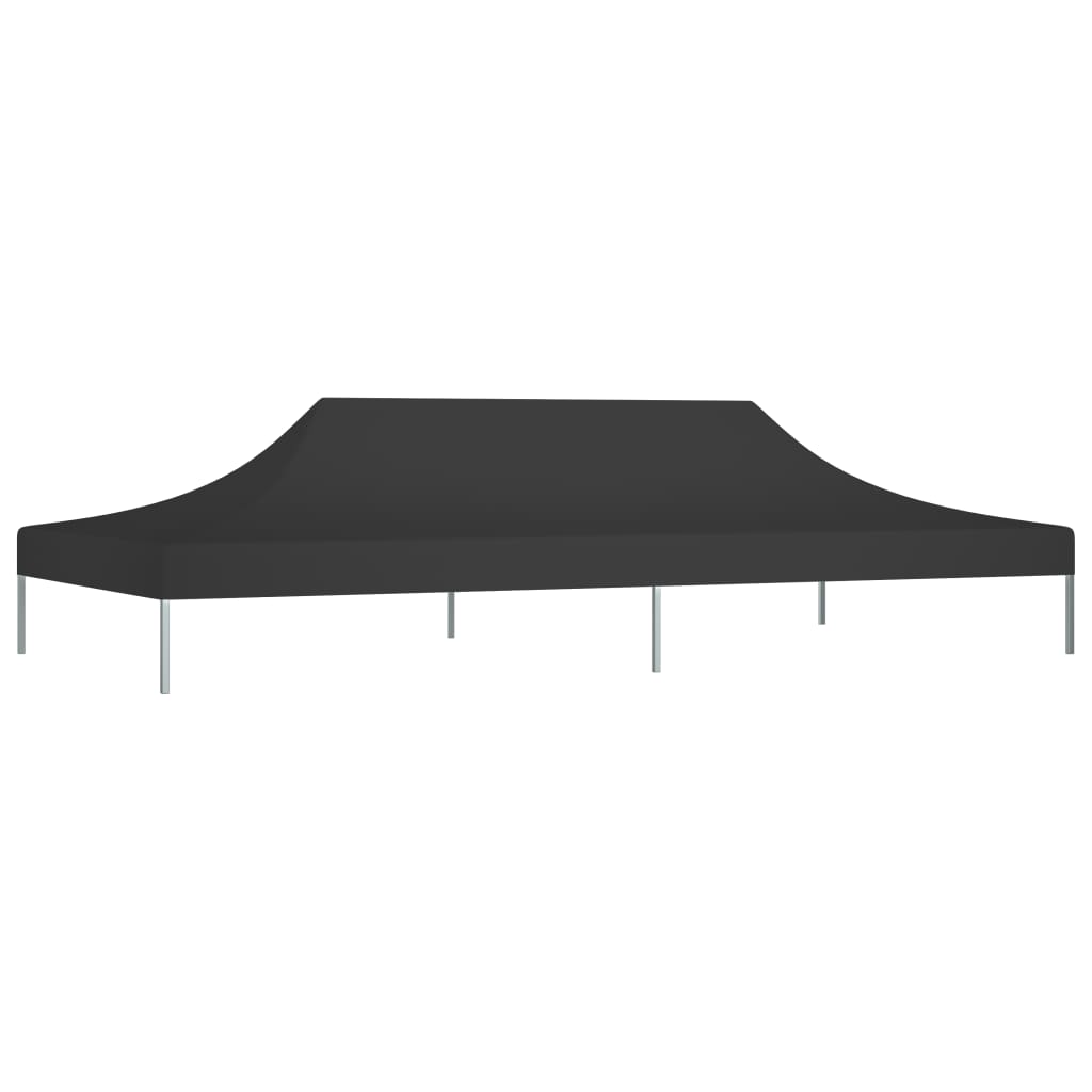 Tenda telhado para celebrações negras 6x3 m 270 g/m²