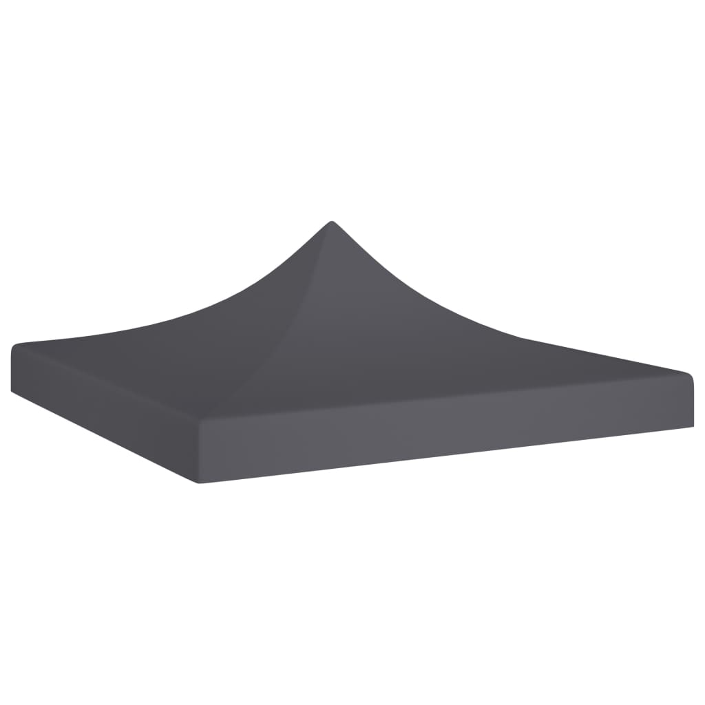 Vetonek Techo de carpa para celebraciones gris antracita 2x2 m 270 g/m² 