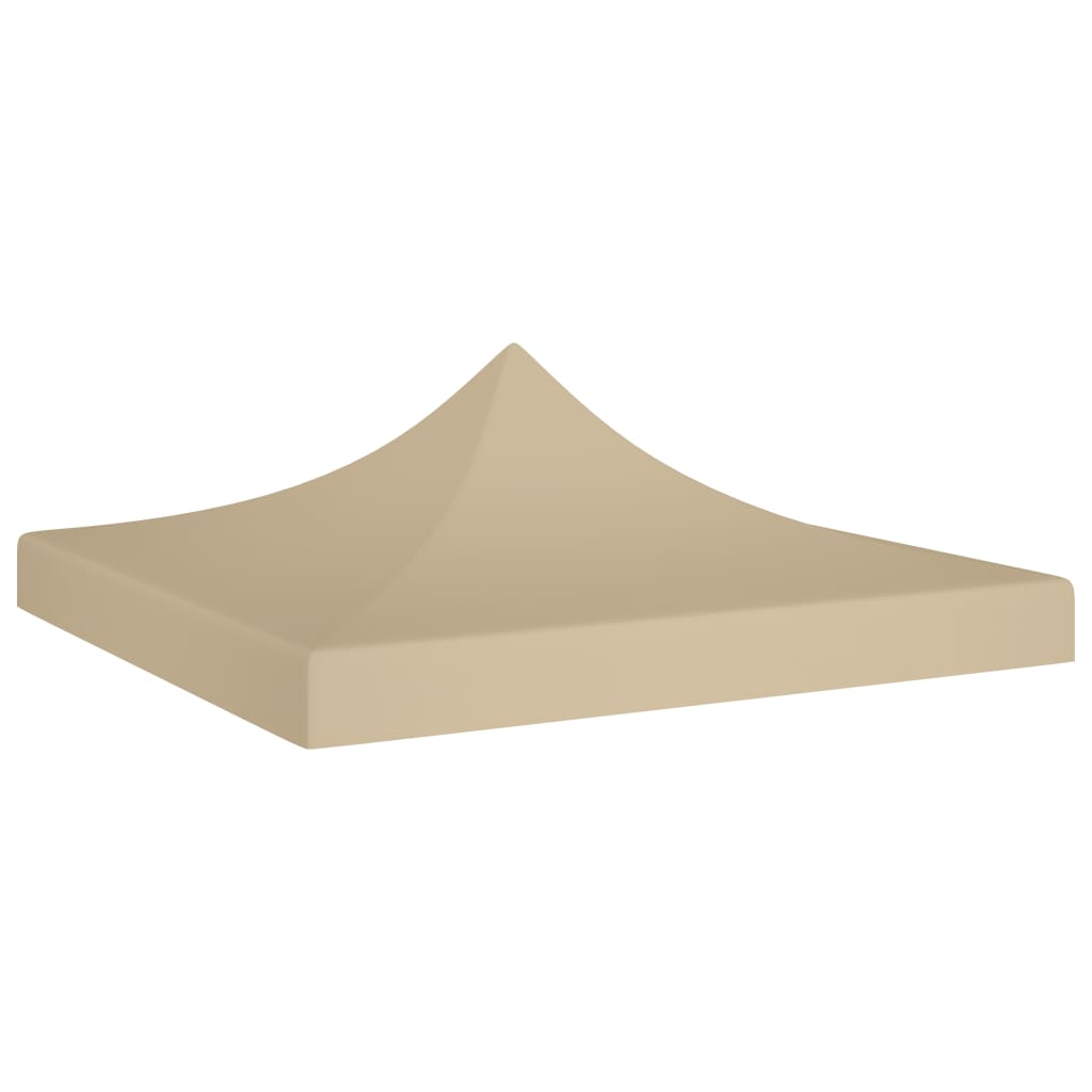 Techo de carpa para celebraciones beige 2x2 m 270 g/m²