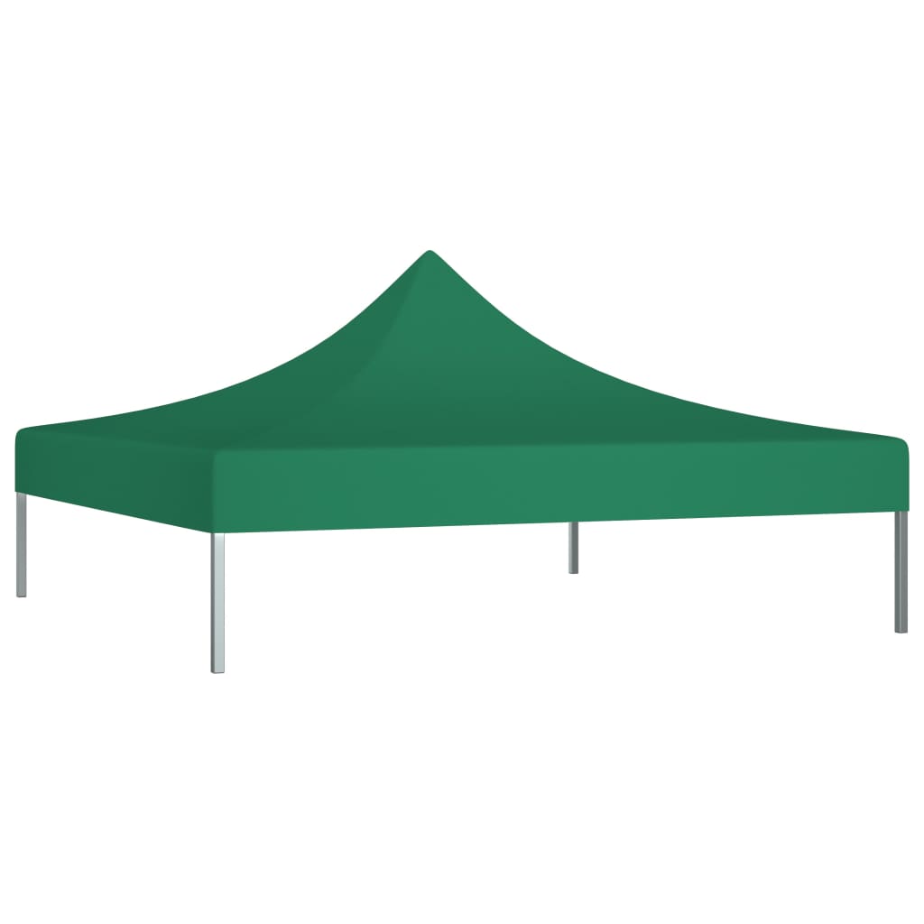 Tenda teto para celebrações verdes 2x2 m 270 g/m²