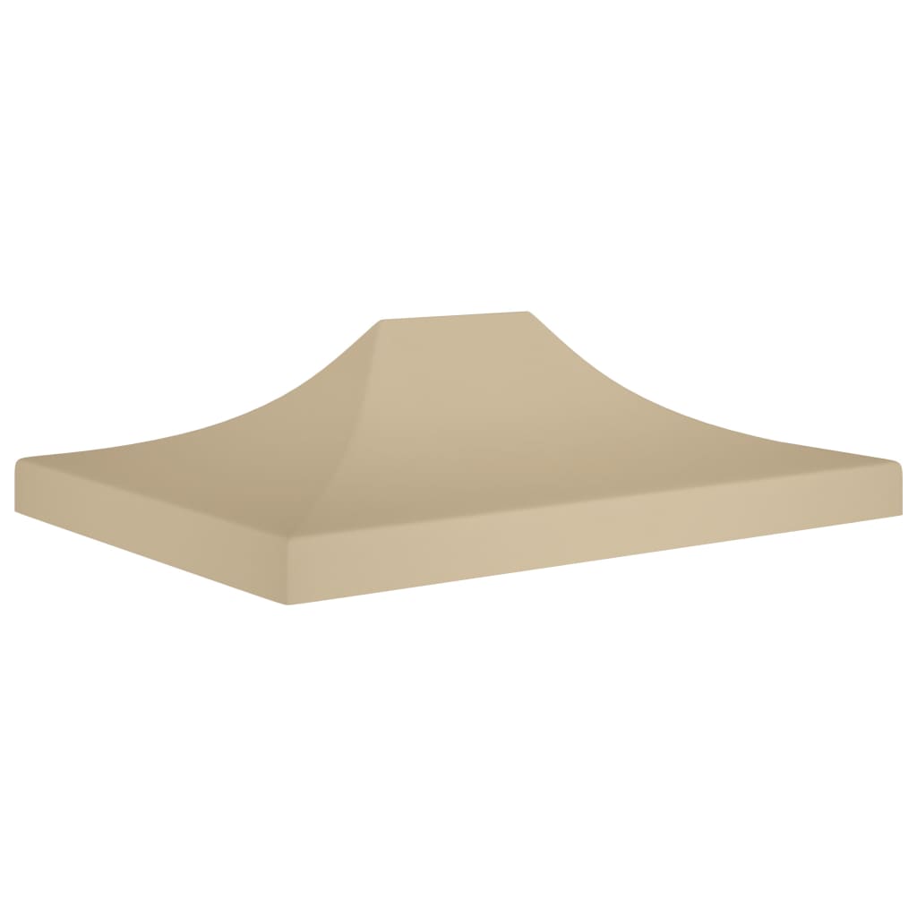 Techo de carpa para celebraciones beige 4x3 m 270 g/m²