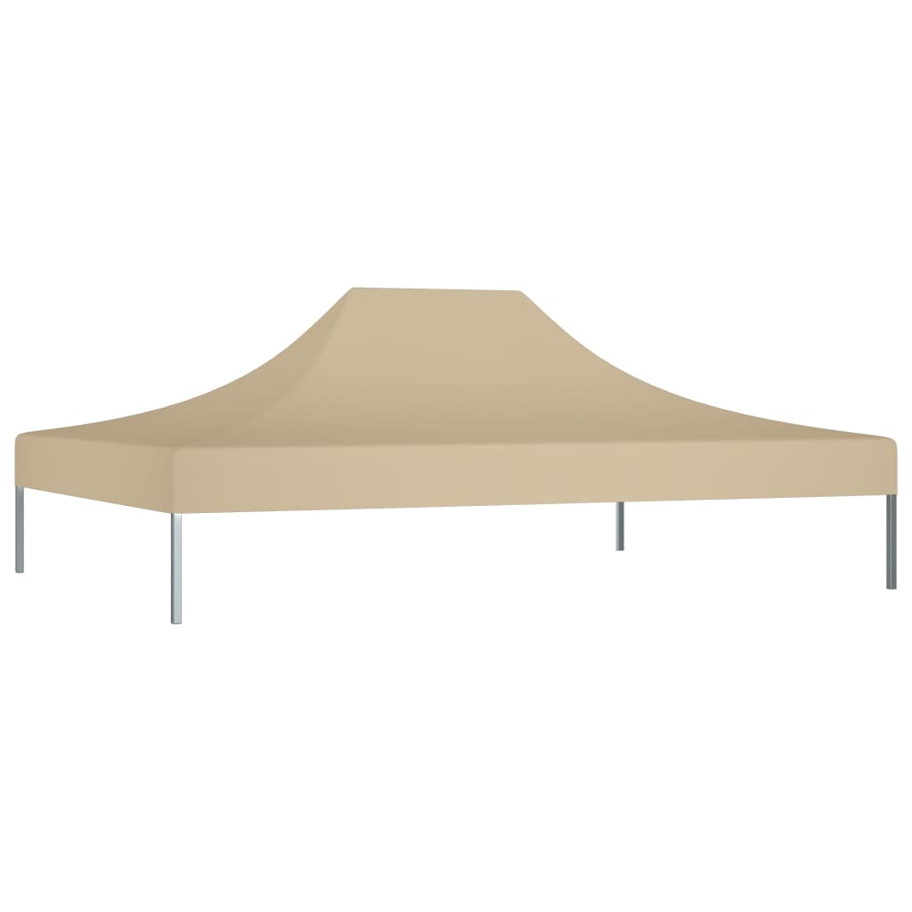 Techo de carpa para celebraciones beige 4x3 m 270 g/m²