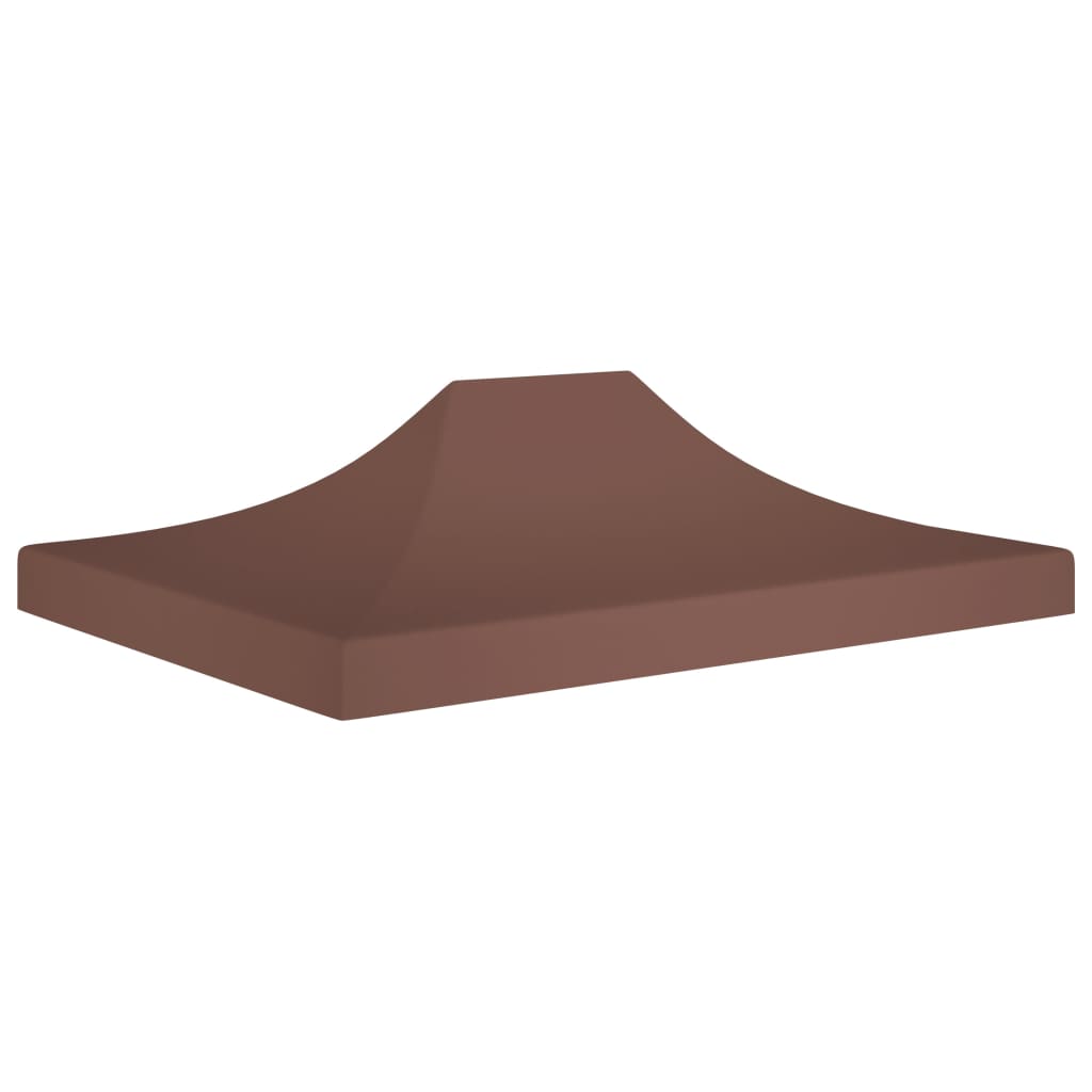 Teto teto para celebrações marrons 4x3 m 270 g/m²