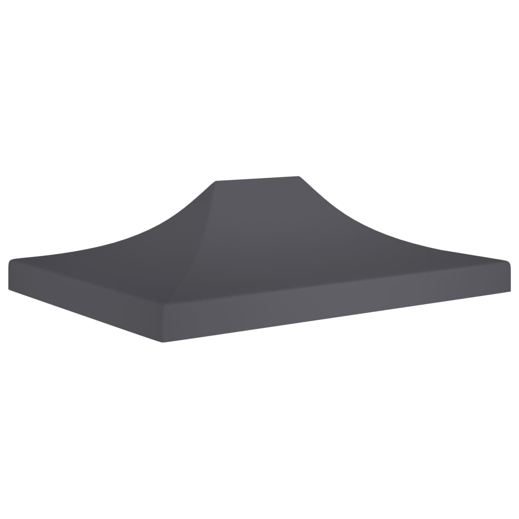 Vetonek Techo de carpa para celebraciones gris antracita 4,5x3m 270g/m²