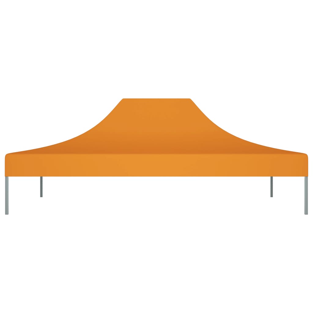 Techo de carpa para celebraciones naranja 4,5x3 m 270 g/m²