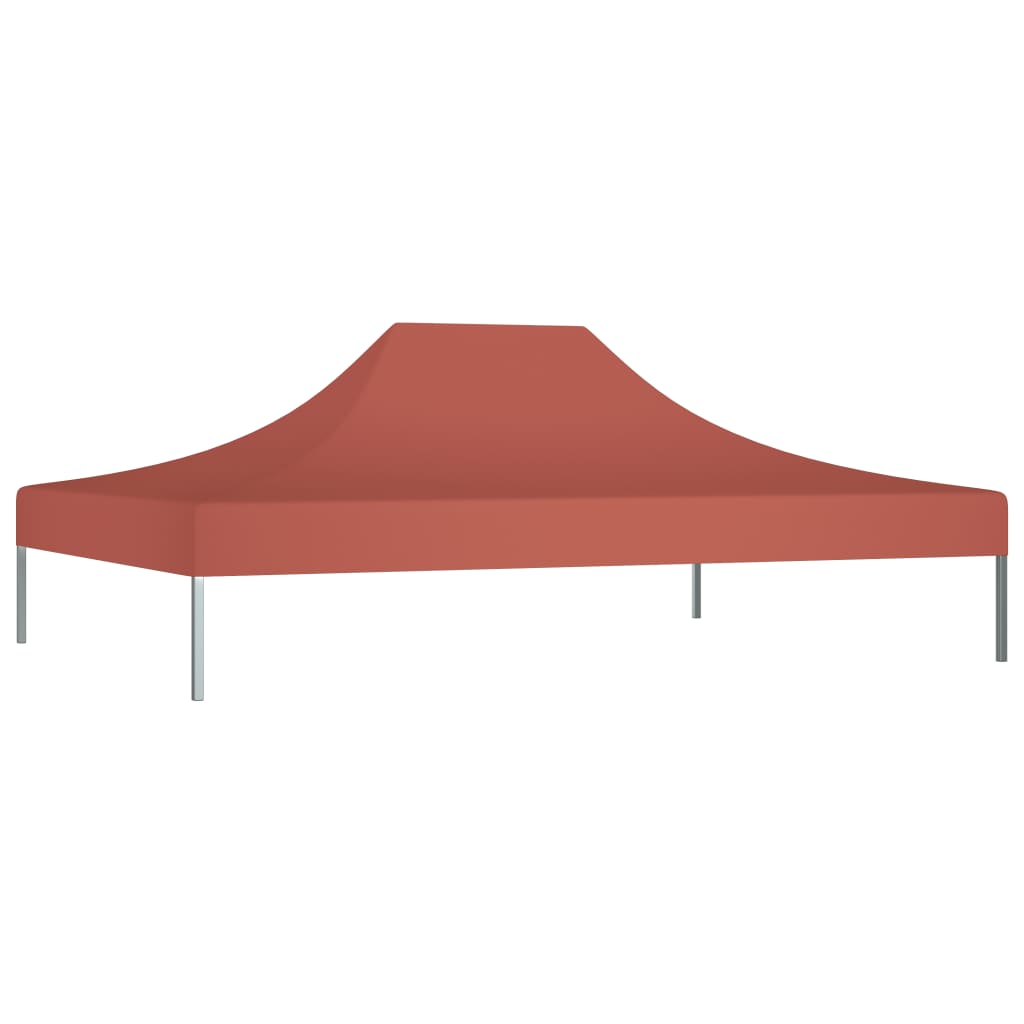 Telhado telhado para celebrações Terracota 4,5x3 m 270 g/m²