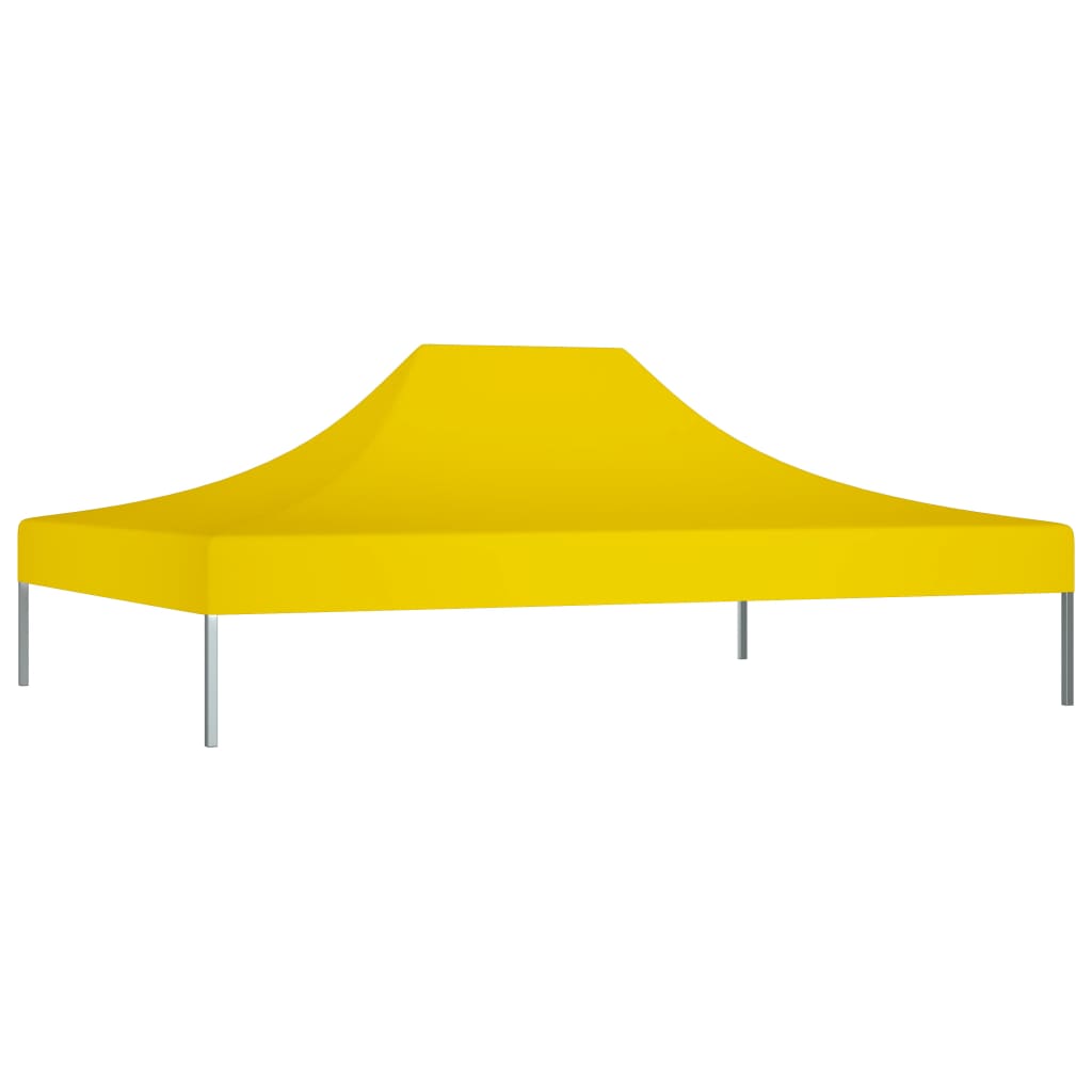 Techo de carpa para celebraciones amarillo 4,5x3 m 270 g/m²