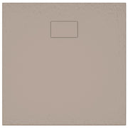 Plato de ducha SMC rectangular de resina y fibra, modelo estándar antideslizante - Vetonek