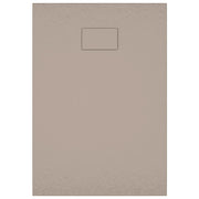 Plato de ducha SMC rectangular de resina y fibra, modelo estándar antideslizante - Vetonek