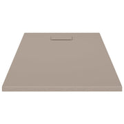 Plato de ducha SMC rectangular de resina y fibra, modelo estándar antideslizante - Vetonek