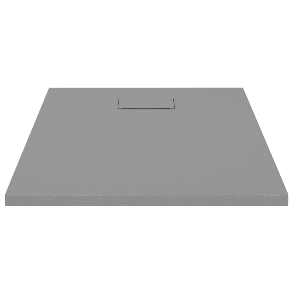 Plato de ducha SMC gris 90x70 cm vidaXL