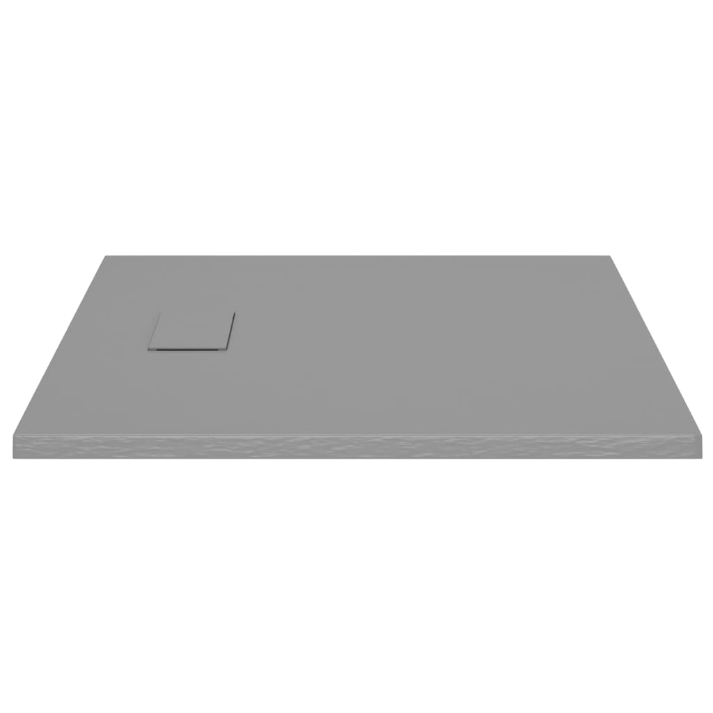 Plato de ducha SMC gris 90x80 cm vidaXL