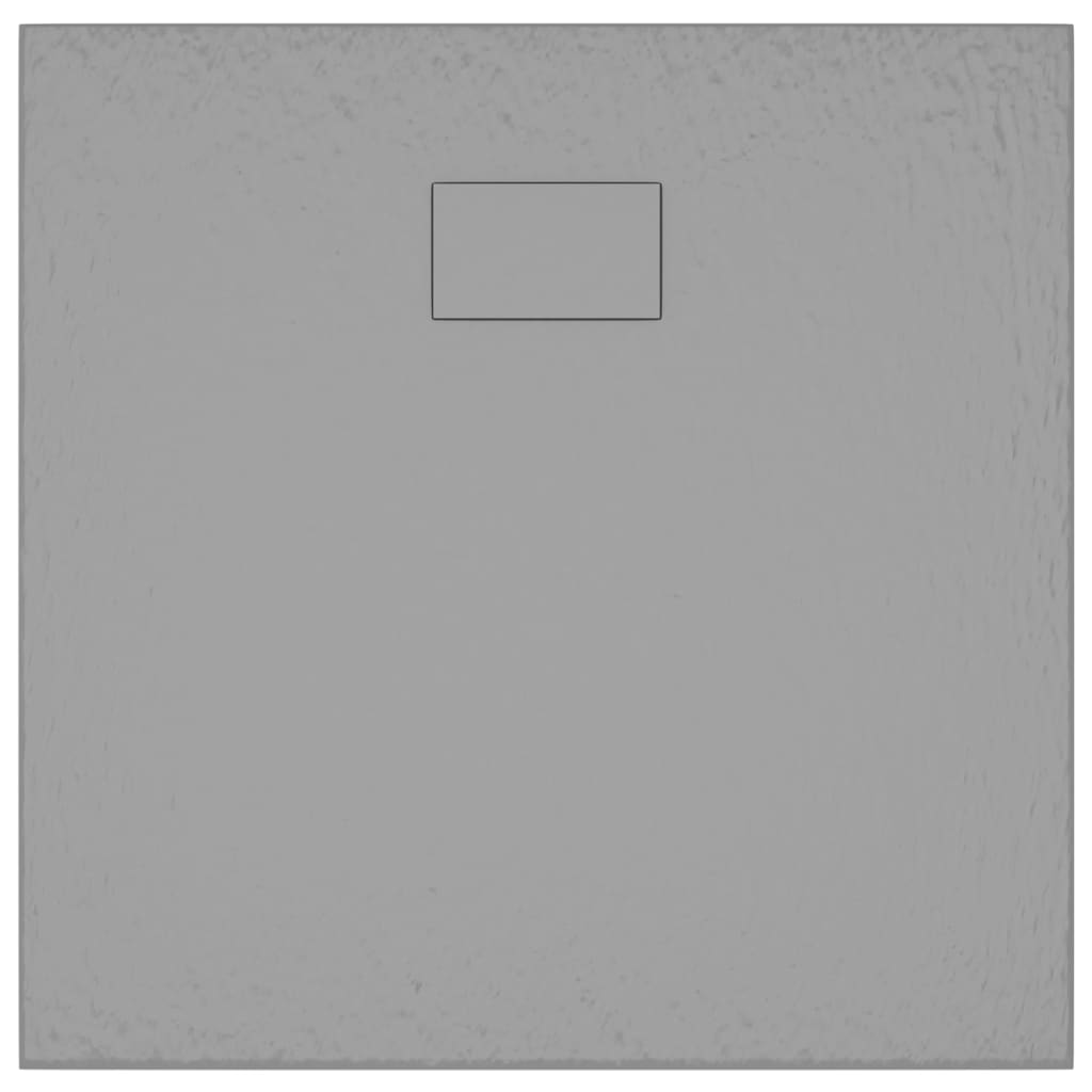 Plato de ducha SMC gris 90x80 cm vidaXL