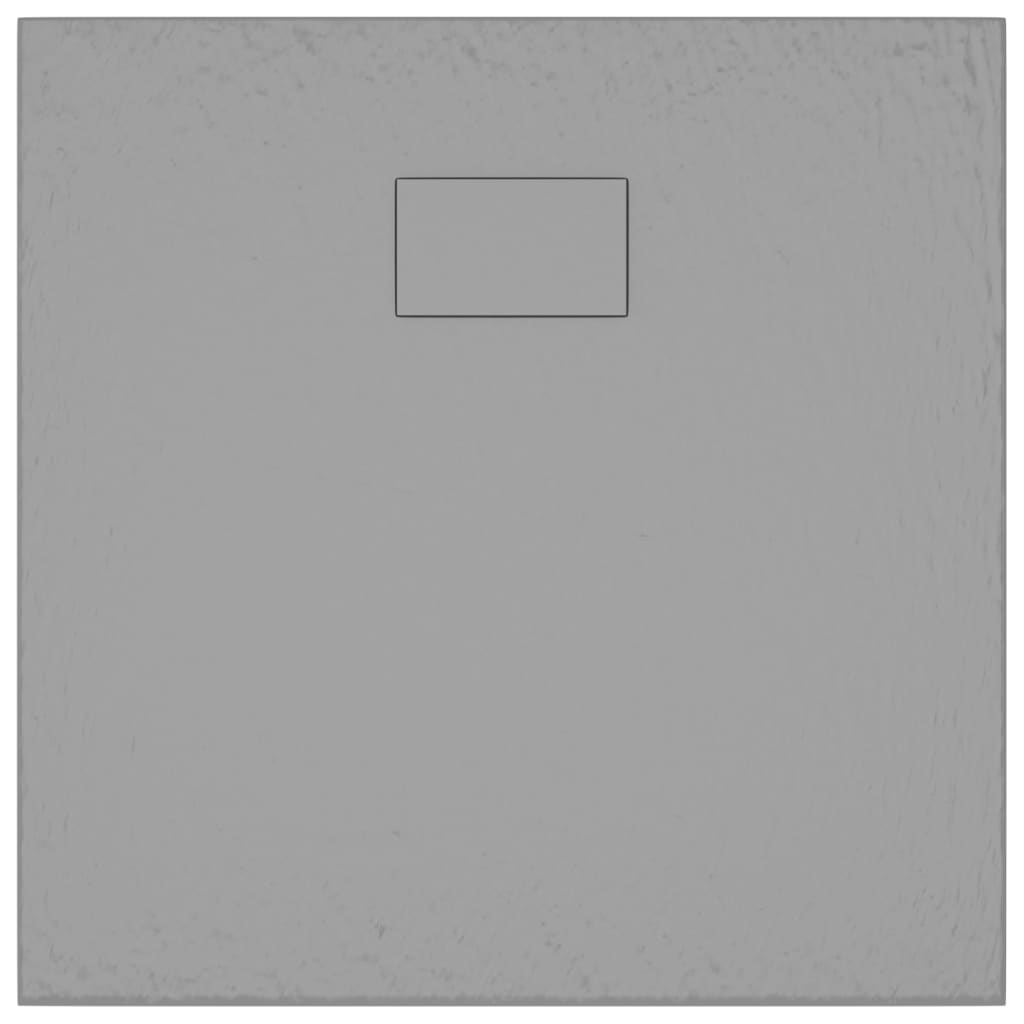 Plato de ducha SMC gris 90x90 cm vidaXL