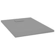 Vetonek Plato de ducha SMC gris 100x70 cm