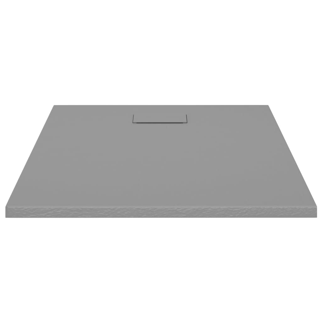 Plato de ducha SMC gris 100x80 cm vidaXL