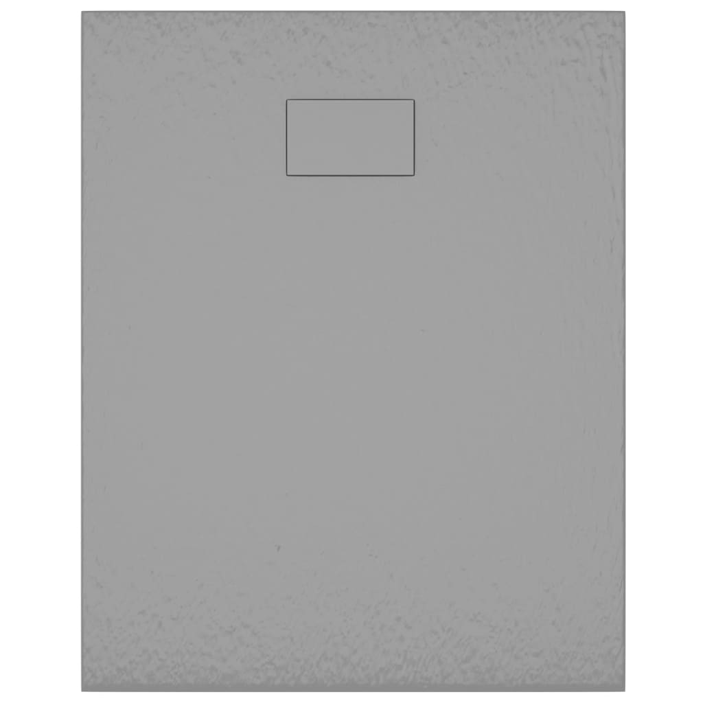 Plato de ducha SMC gris 100x80 cm vidaXL