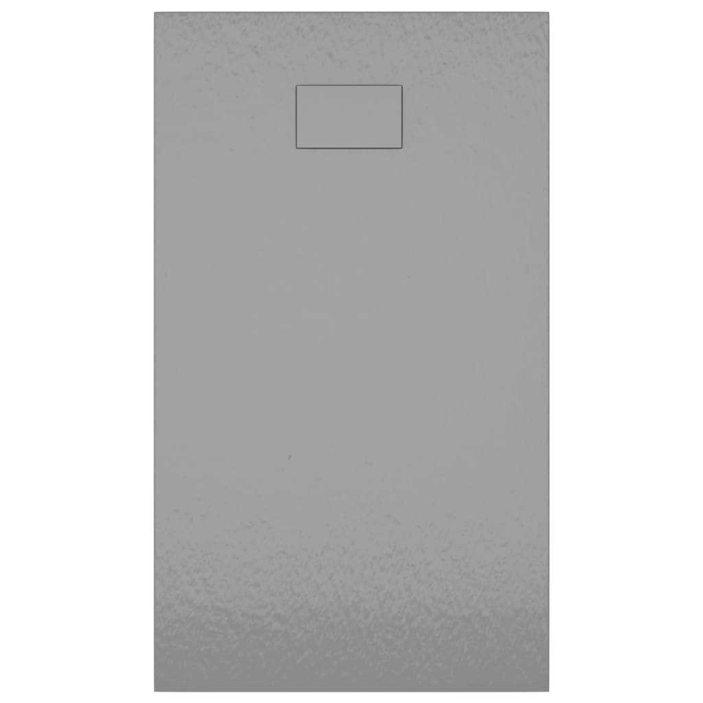 Plato de ducha SMC gris 120x70 cm vidaXL