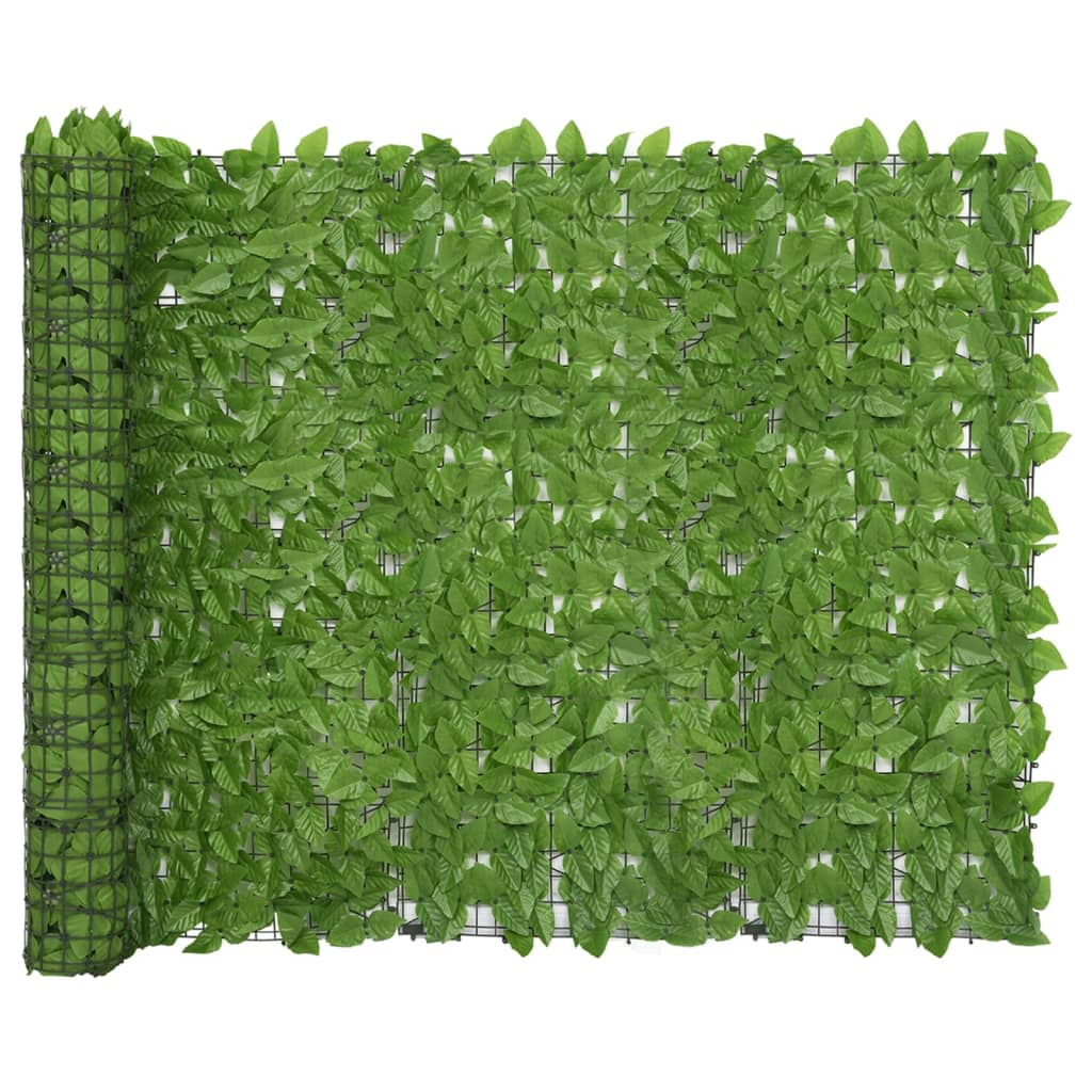 Vetonek Toldo para balcón con hojas verde 300x150 cm