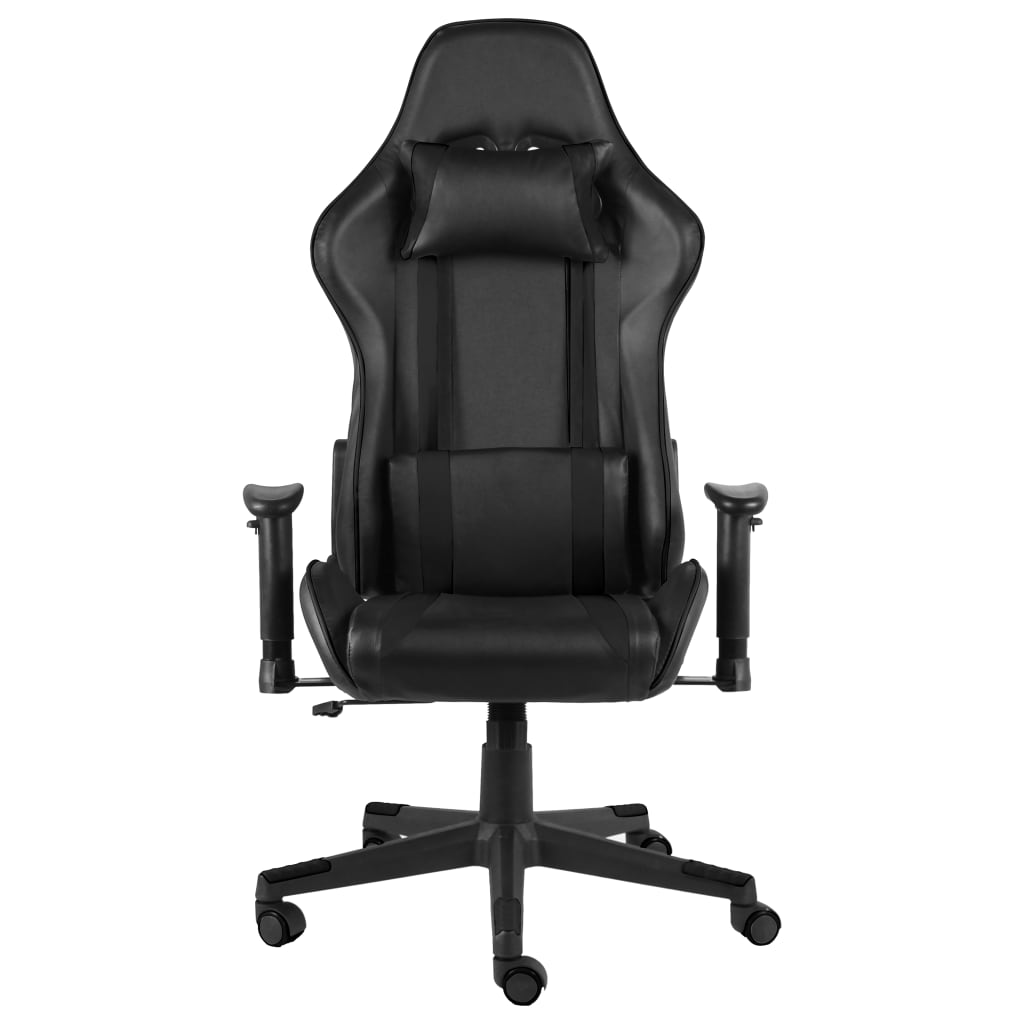 Silla gaming giratoria PVC negro vidaXL