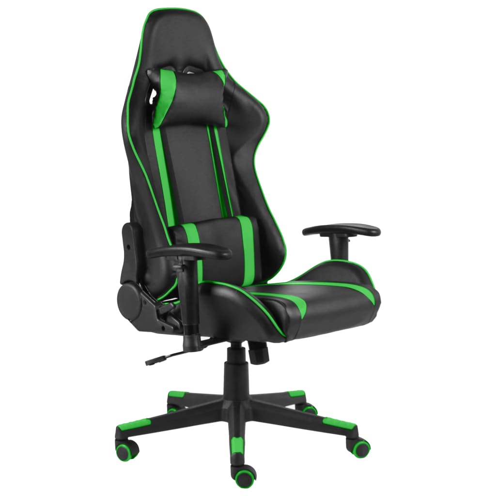 Vetonek Silla gaming giratoria PVC verde