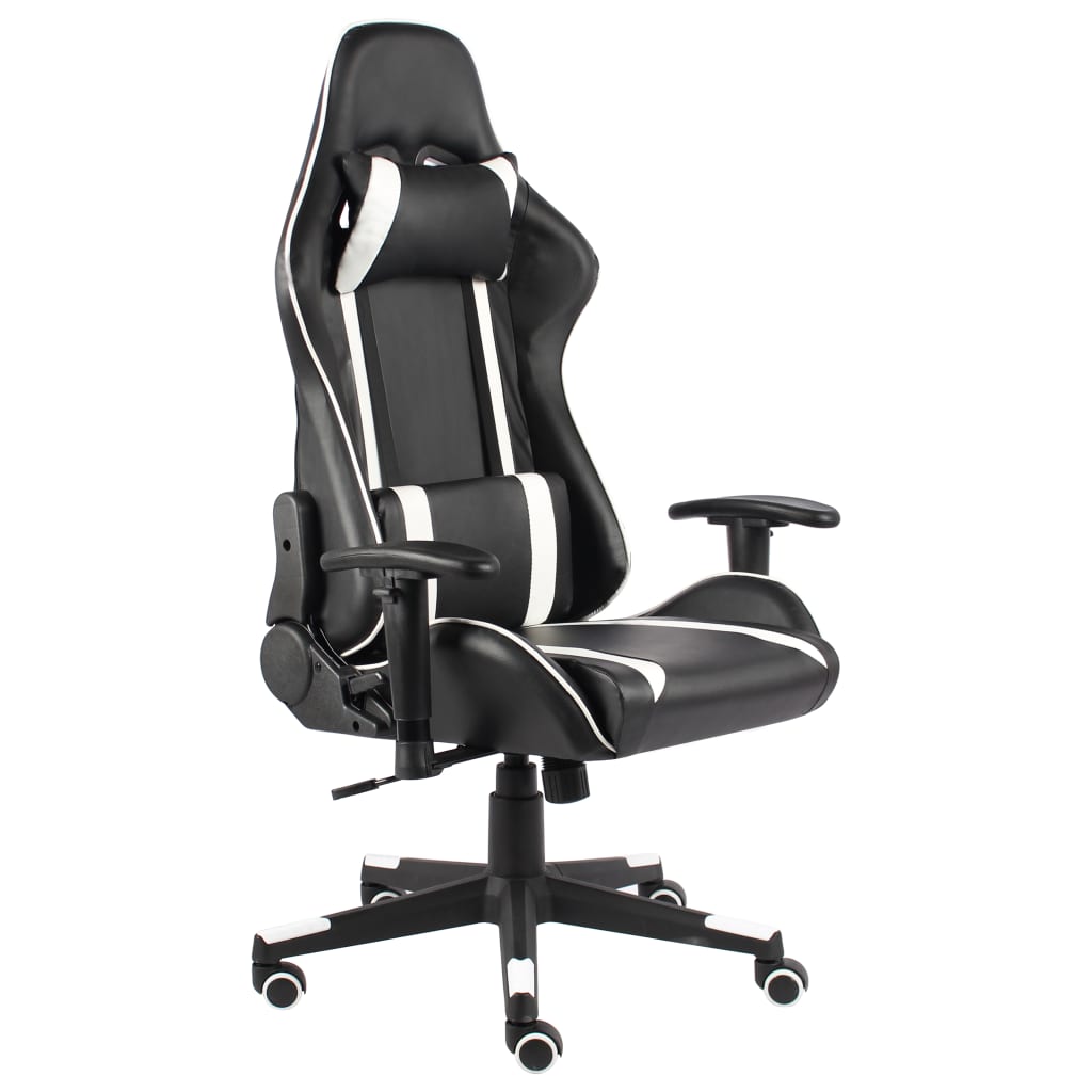 Vetonek Silla gaming giratoria PVC blanco