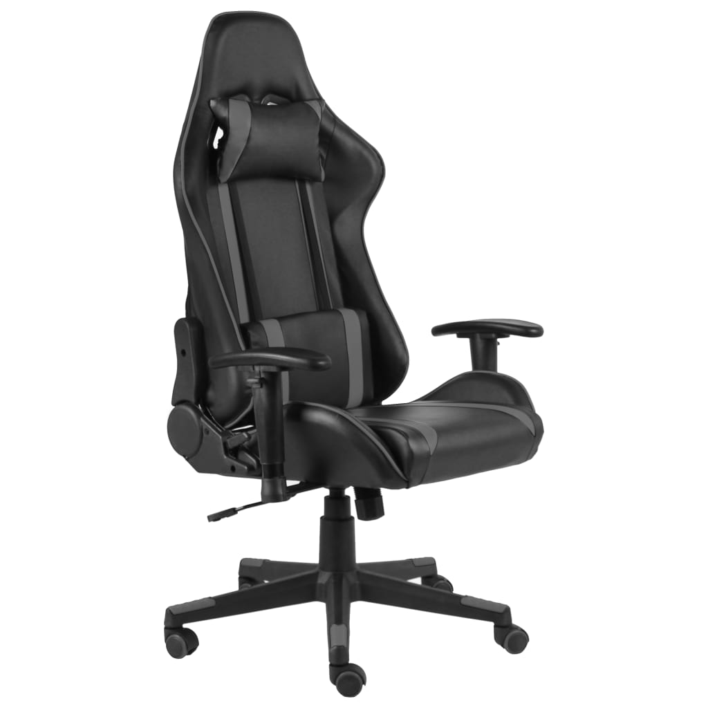 Vetonek Silla gaming giratoria PVC gris