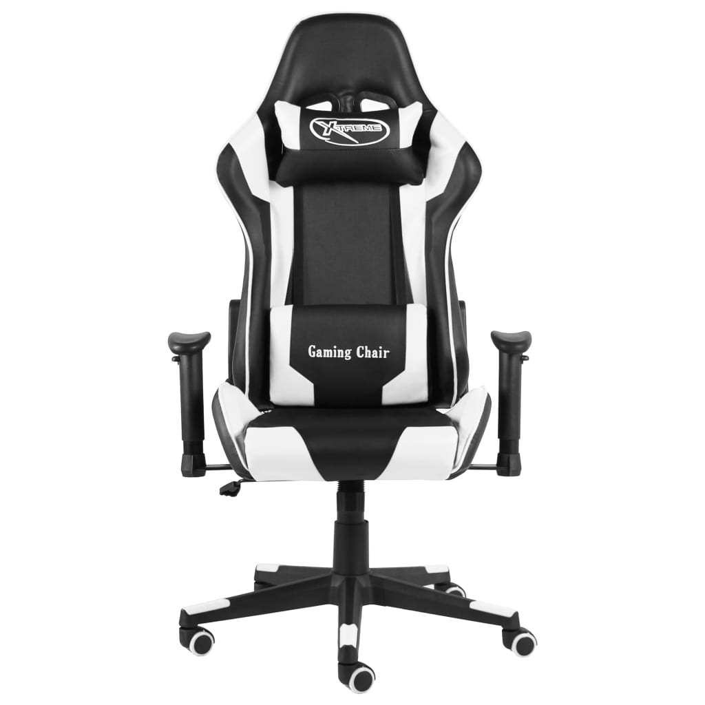 Vetonek Silla gaming giratoria PVC blanco