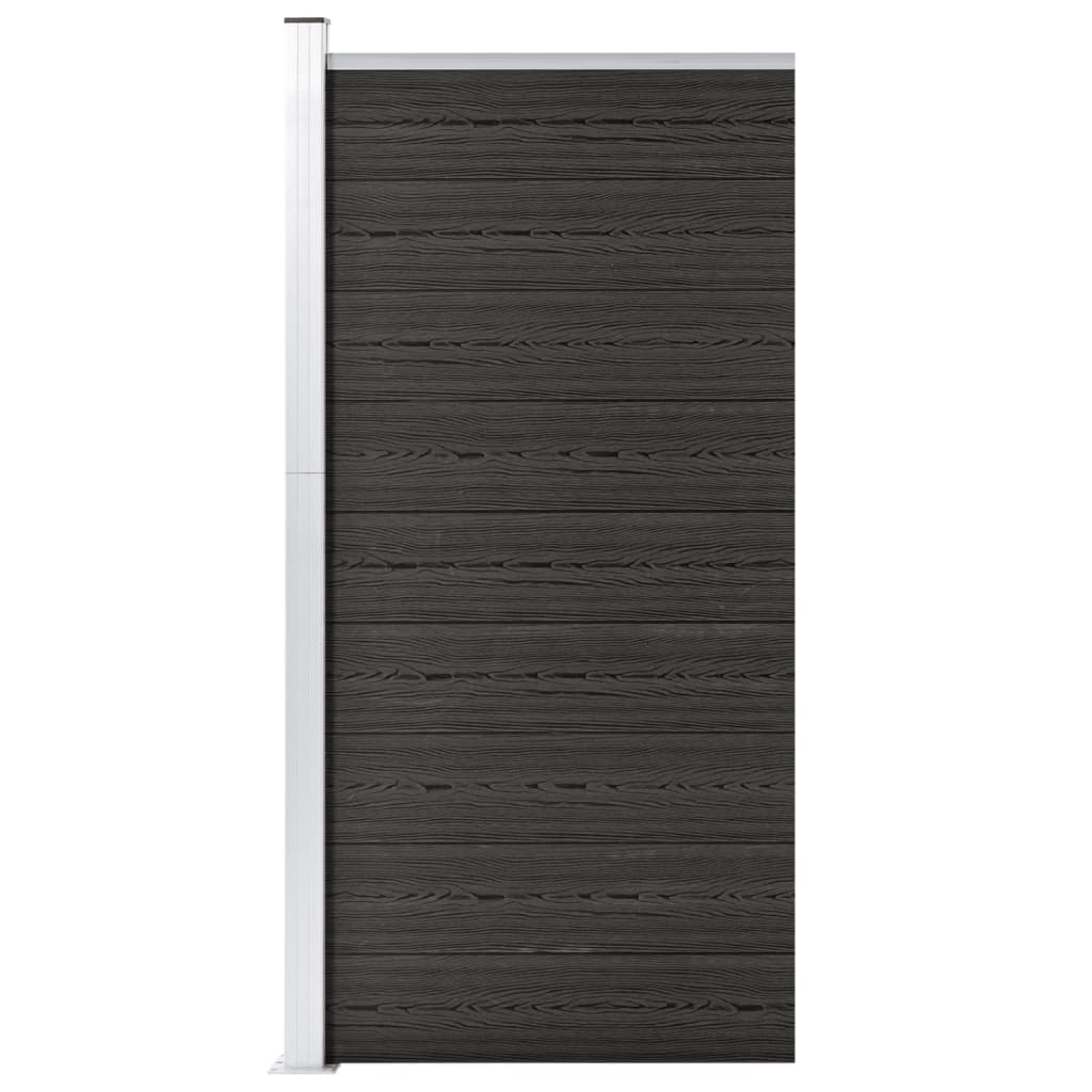 Vetonek Panel de valla WPC gris 95x186 cm