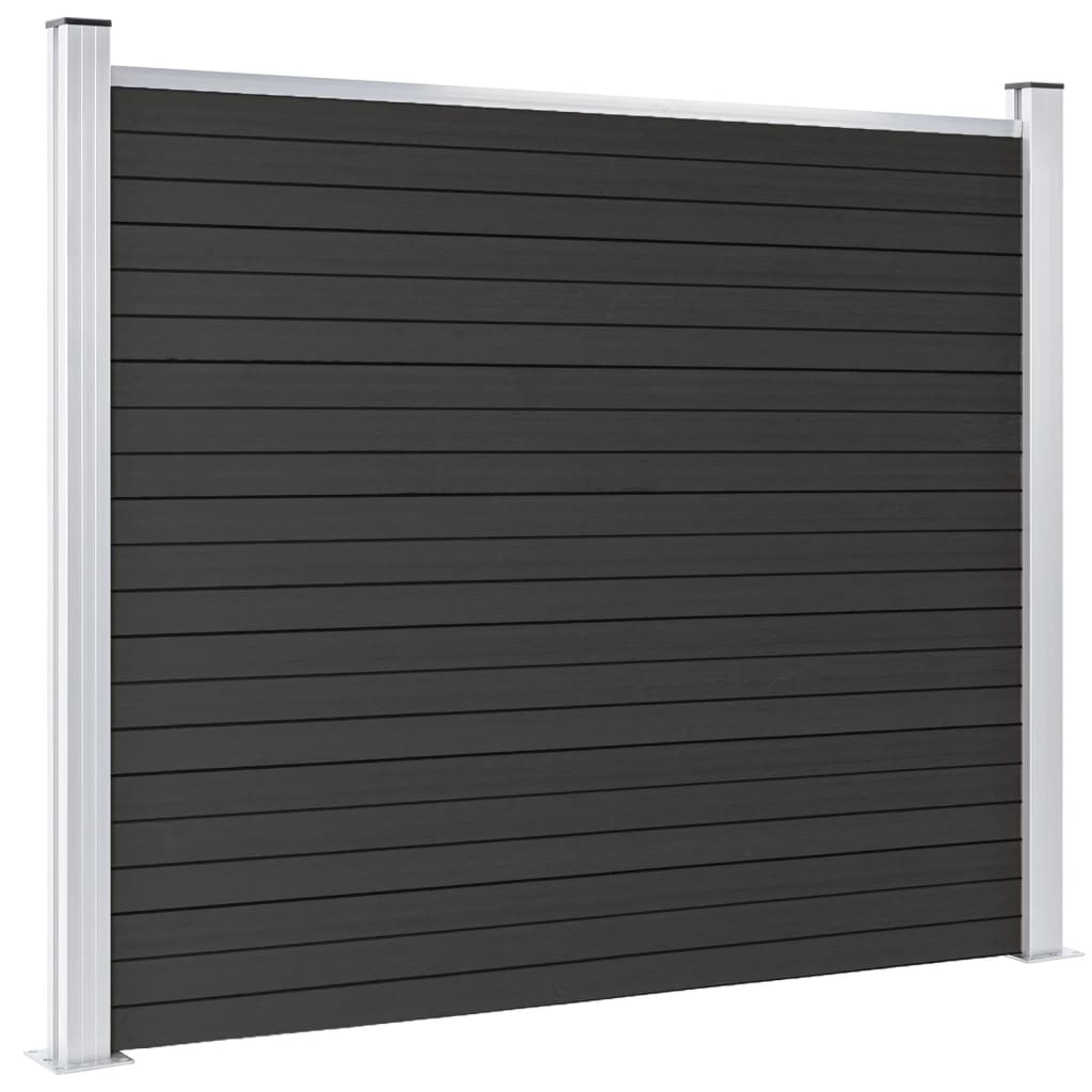 WPC Valla Panel Gray 180x146 cm