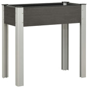 Mesa de cultivo para jardín wpc gris 75x40x75 cm v5062 Vetonek