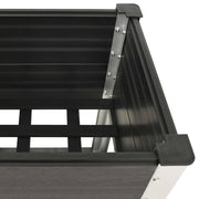 Mesa de cultivo para jardín con estante wpc gris 75x50x90 cm v5109 - Vetonek