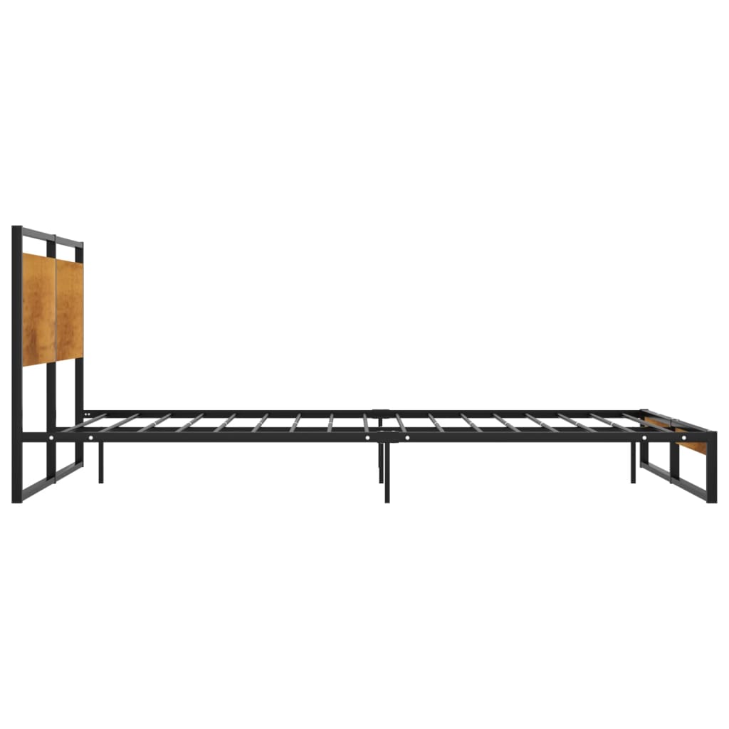 Estructura de cama sin colchón metal 120x200 cm vidaXL